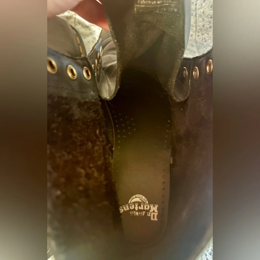 Dr Martens Docs 1460 Pascal Black Leather Lace Up Boots Men’s Size 12/ UK 11
